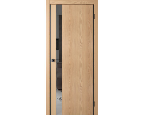 Межкомнатная дверь Eclipt 1 Oak Natural-AL Black 2Х кромка