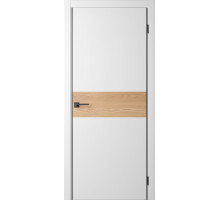 Межкомнатная дверь Centro-4 Simply White-AL Black 2Х кромка