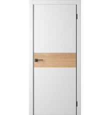 Межкомнатная дверь Centro-4 Simply White-AL Black 2Х кромка
