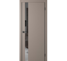 Межкомнатная дверь Eclipt 1 Shell Grey-AL Black 2Х кромка