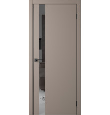 Межкомнатная дверь Eclipt 1 Shell Grey-AL Black 2Х кромка
