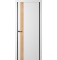 Межкомнатная дверь Eclipt 2 Simply White-AL Black 2Х кромка