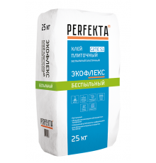 Perfekta Экофлекс Клей плиточный беспыльный эластичный, 25 кг.