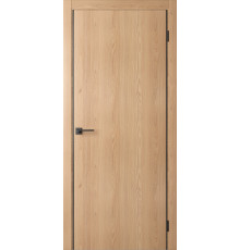 Межкомнатная дверь Slim Oak Natural-AL Black 2Х кромка