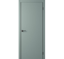 Межкомнатная дверь Slim Shell Green-AL Black 2Х кромка