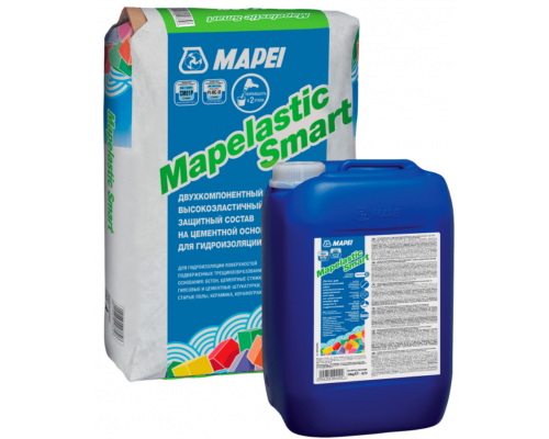 Mapei Mapelastic Smart Гидроизоляция двухкомпонентная Компонент В 10 л.