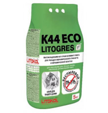 Litokol Litogres K44 Eco Клей для керамической плитки и керамогранита, 5 кг.