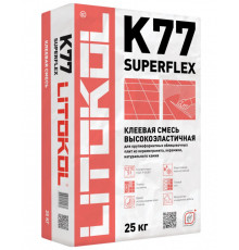 Litokol Superflex K77 Клей для керамической плитки и керамогранита, 25 кг.