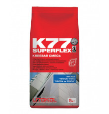 Litokol Superflex K77 Клей для керамической плитки и керамогранита, 5 кг.