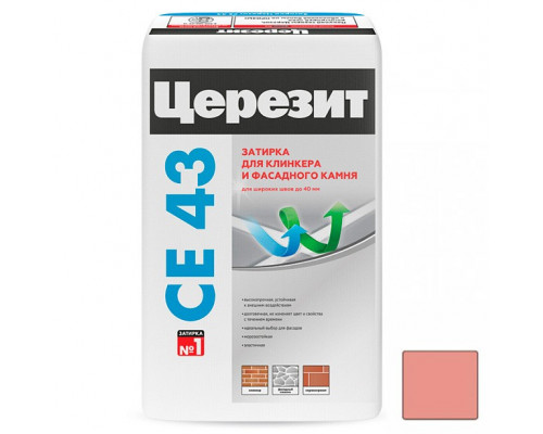 Ceresit CE 43 Super Strong Цементная затирка для плитки 25 кг.