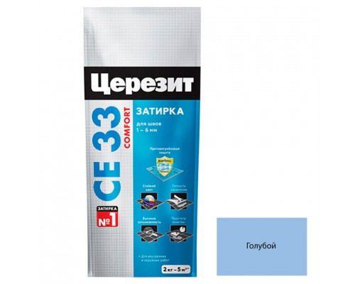 Ceresit CE 33 Цементная затирка для плитки 2 кг.