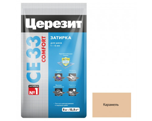 Ceresit CE 33 Цементная затирка для плитки 5 кг.