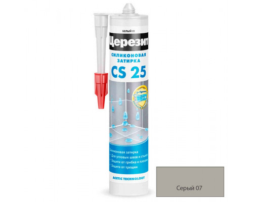 Ceresit CS 25 Silicoflexx Силиконовая затирка для плитки 280 мл.