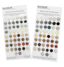 Kerakoll SILICONE COLOR планшет с выкрасами герметика (50 цветов)