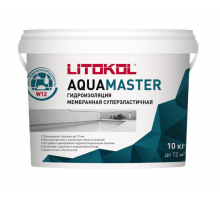 Litokol Aquamaster Гидроизоляция готовая, Серый 10 кг.