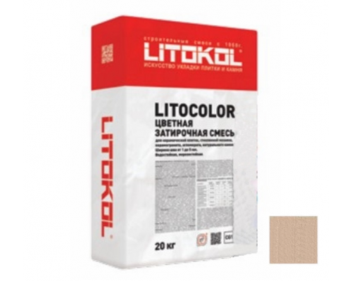 Litokol Litocolor Цементная затирка для плитки 1-5 мм, 20 кг.