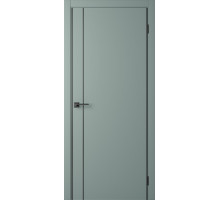 Межкомнатная дверь Centro-1 Shell Green-AL Black 2Х кромка