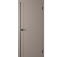 Межкомнатная дверь Centro-1 Shell Grey-AL Black 2Х кромка