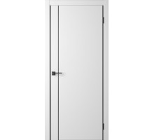 Межкомнатная дверь Centro-1 Simply White-AL Black 2Х кромка