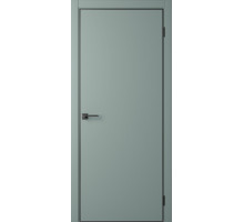 Межкомнатная дверь Slim Shell Green-AL Black 4Х кромка