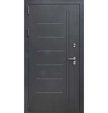 Дверь входная уличная Страж T1 Термо, цвет Букле Графит, панель - 3k yodoors-t1 цвет Белоснежная мягкая шагрень